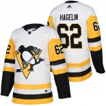 Maillot Hockey Pittsburgh Penguins Carl Hagelin Authentique Exterieur 2018 Blanc