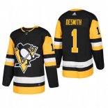 Maillot Hockey Pittsburgh Penguins Casey Desmith Domicile Authentique Joueur Noir