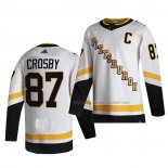 Maillot Hockey Pittsburgh Penguins Crosby Blanc