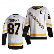 Maillot Hockey Pittsburgh Penguins Crosby Blanc