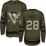 Maillot Hockey Pittsburgh Penguins Ian Cole 2018 Salute To Service Vert Militar