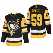 Maillot Hockey Pittsburgh Penguins Jake Guentzel Domicile Authentique Joueur Noir