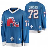 Maillot Hockey Quebec Nordiques Joonas Donskoi Heritage Vintage Replica Bleu