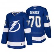 Maillot Hockey Tampa Bay Lightning Louis Domingue Domicile Authentique Joueur Bleu