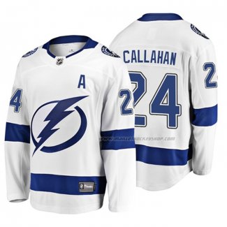 Maillot Hockey Tampa Bay Lightning Ryan Callahan 2019 Exterieur Breakaway Blanc