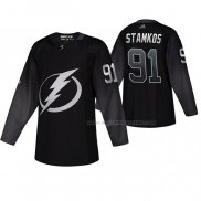 Maillot Hockey Tampa Bay Lightning Steven Stamkos Alterner Noir