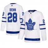 Maillot Hockey Toronto Maple Leafs Connor Brown Authentique Exterieur Blanc