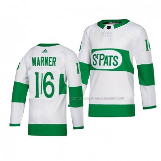 Maillot Hockey Toronto Maple Leafs Mitch Marner Road Blanc