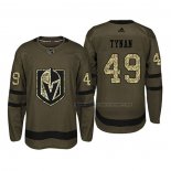 Maillot Hockey Vegas Golden Knights T.j. Tynan 2018 Salute To Service Vert Militar