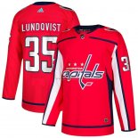 Maillot Hockey Washington Capitals Henrik Lundqvist Domicile Authentique Rouge