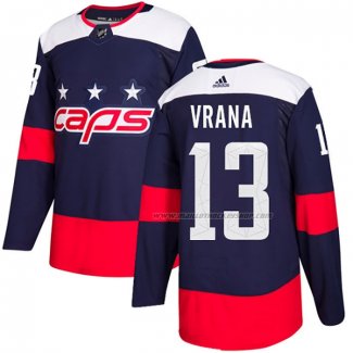 Maillot Hockey Washington Capitals Jakub Vrana Authentique 2018 Stadium Series Bleu