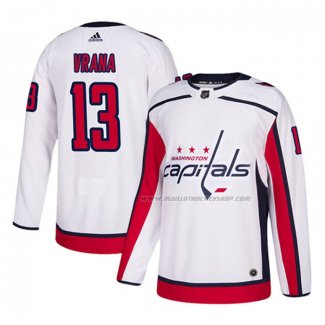 Maillot Hockey Washington Capitals Jakub Vrana Authentique Exterieur Blanc