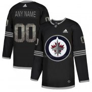 Maillot Hockey Winnipeg Jets Personnalise Black Shadow Noir