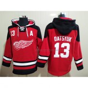 Veste a Capuche Detroit Red Wings Pavel Datsyuk Rouge